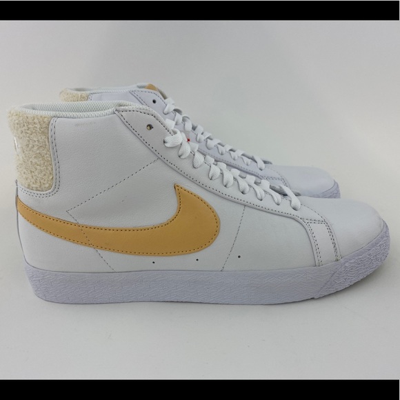 Nike SB Blazer Mid Premium Sneakers Core Gold - Picture 9 of 12
